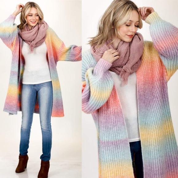 Sunday Funday Striped Cardigan - Picture 3 of 4